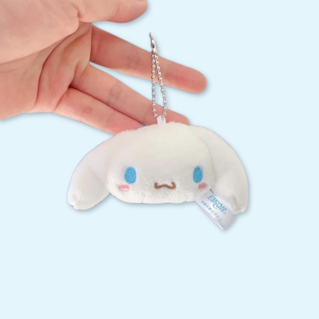 Cinnamoroll Face mascot plush keycharm