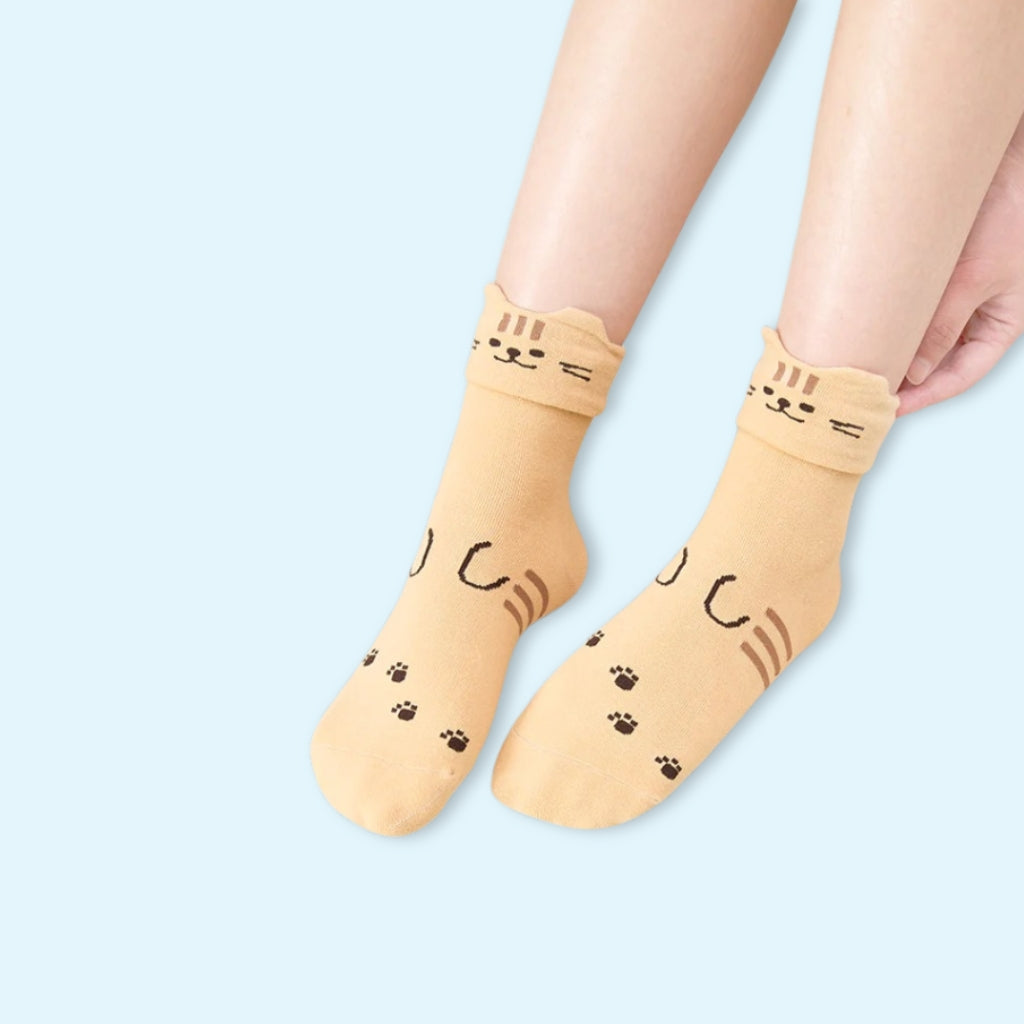Chaussettes mignonnes Fuku Fuku Nyanko