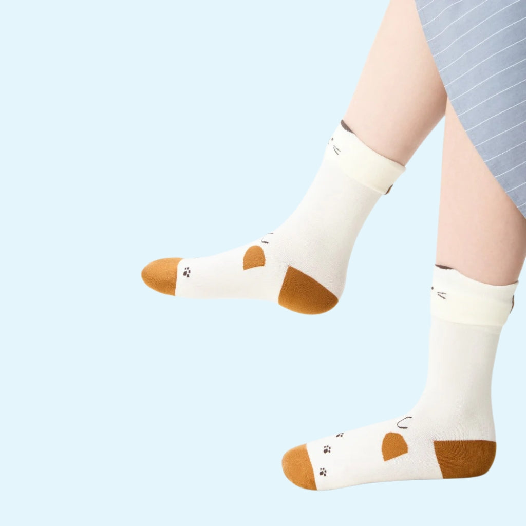 Chaussettes mignonnes Fuku Fuku Nyanko