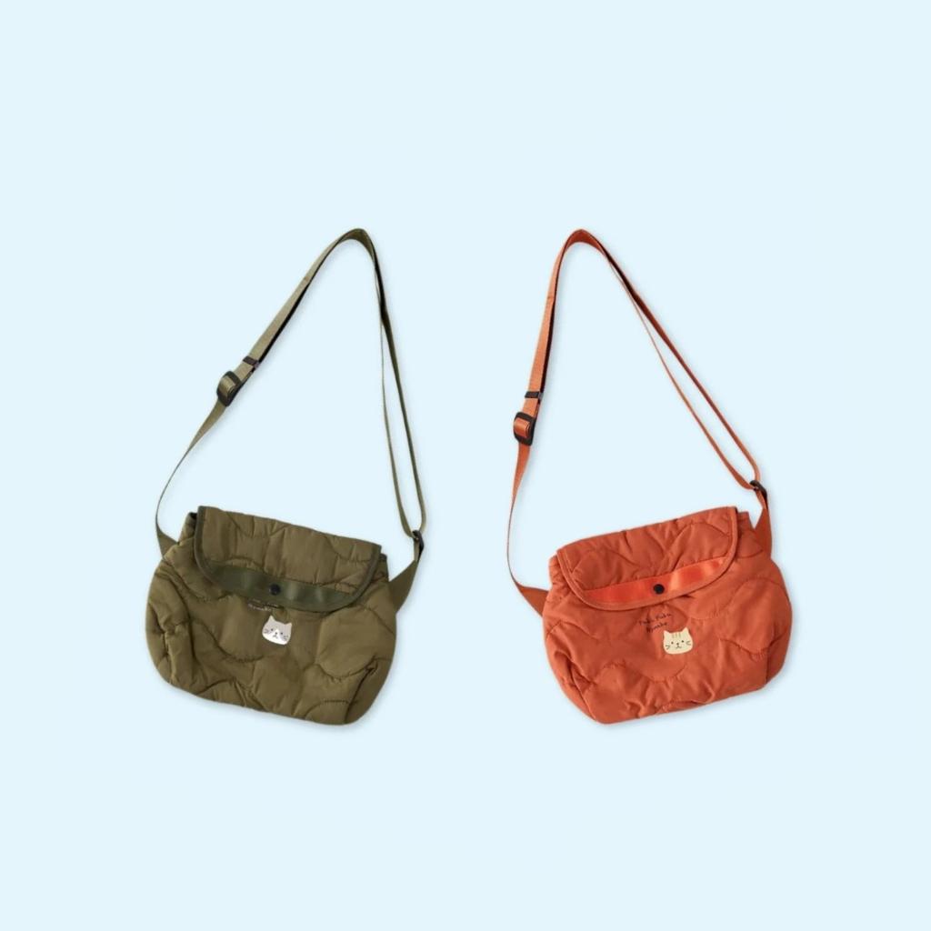 Fuku Fuku Nyanko Quilted Crossbody Bag