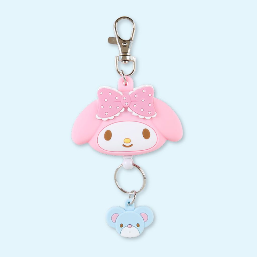 Porte-clé rétractable tête My Melody 3D