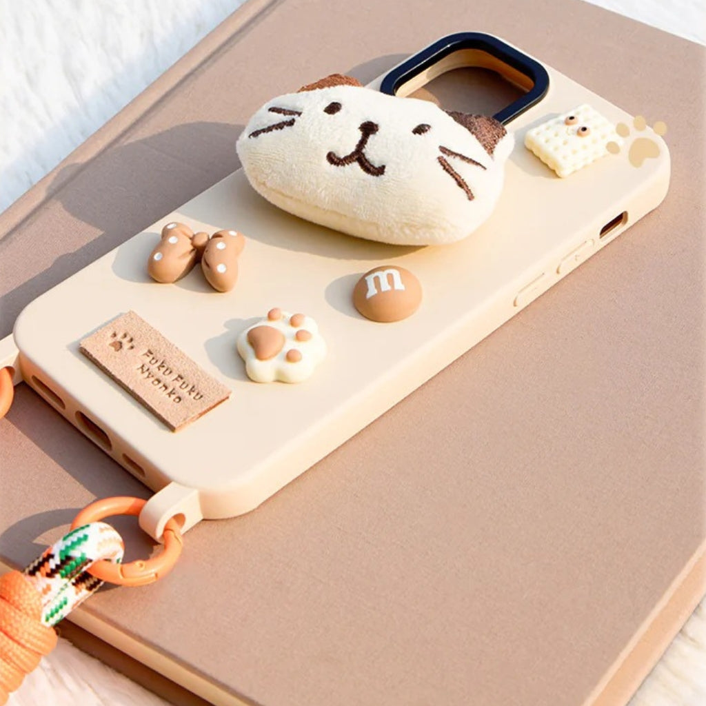 Coque de téléphone IPhone Fuku Fuku Nyanko