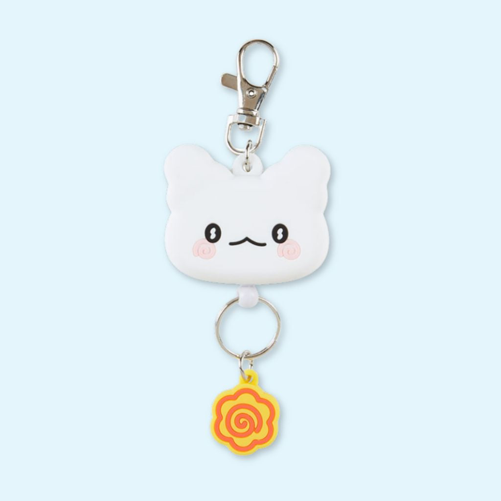 Porte-clé rétractable tête Hanamaruobake 3D