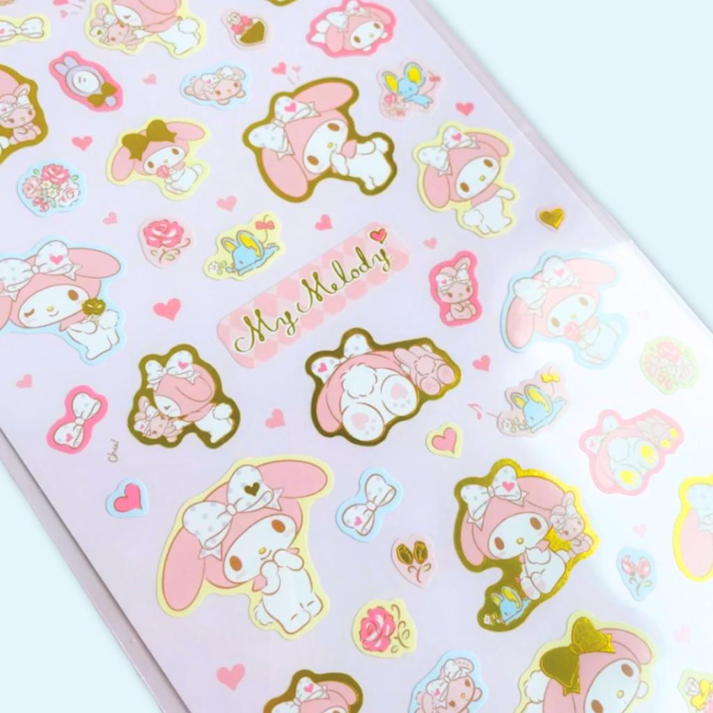 My Melody Decorative Gold Sticker Set