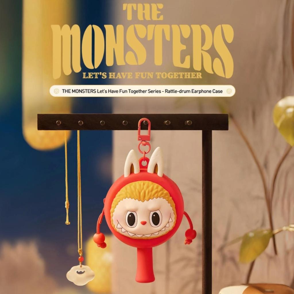 THE MONSTERS Let's Have Fun Together Series-Rattle-drum Earphone Case