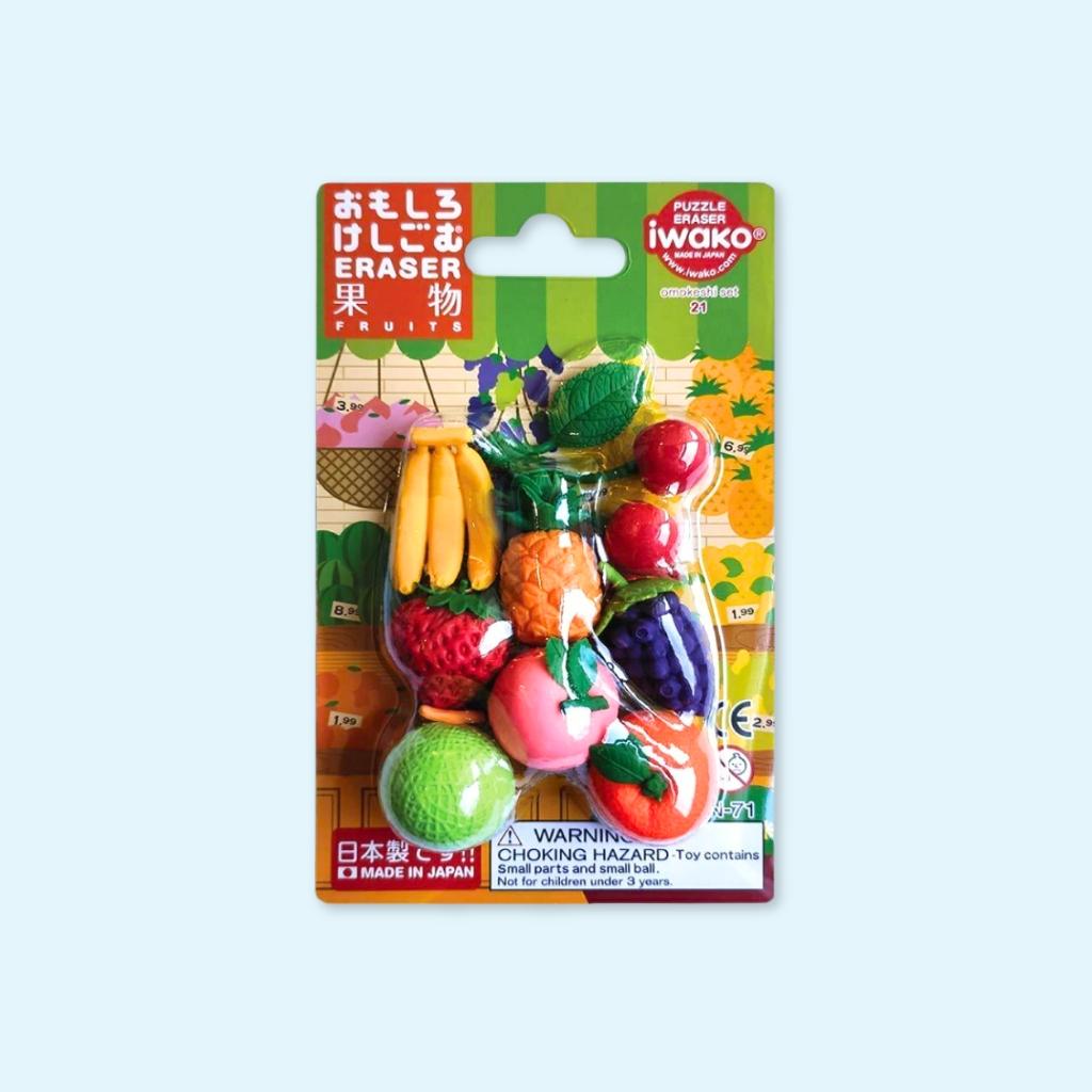 Fruits Edition - Iwako Eraser Set