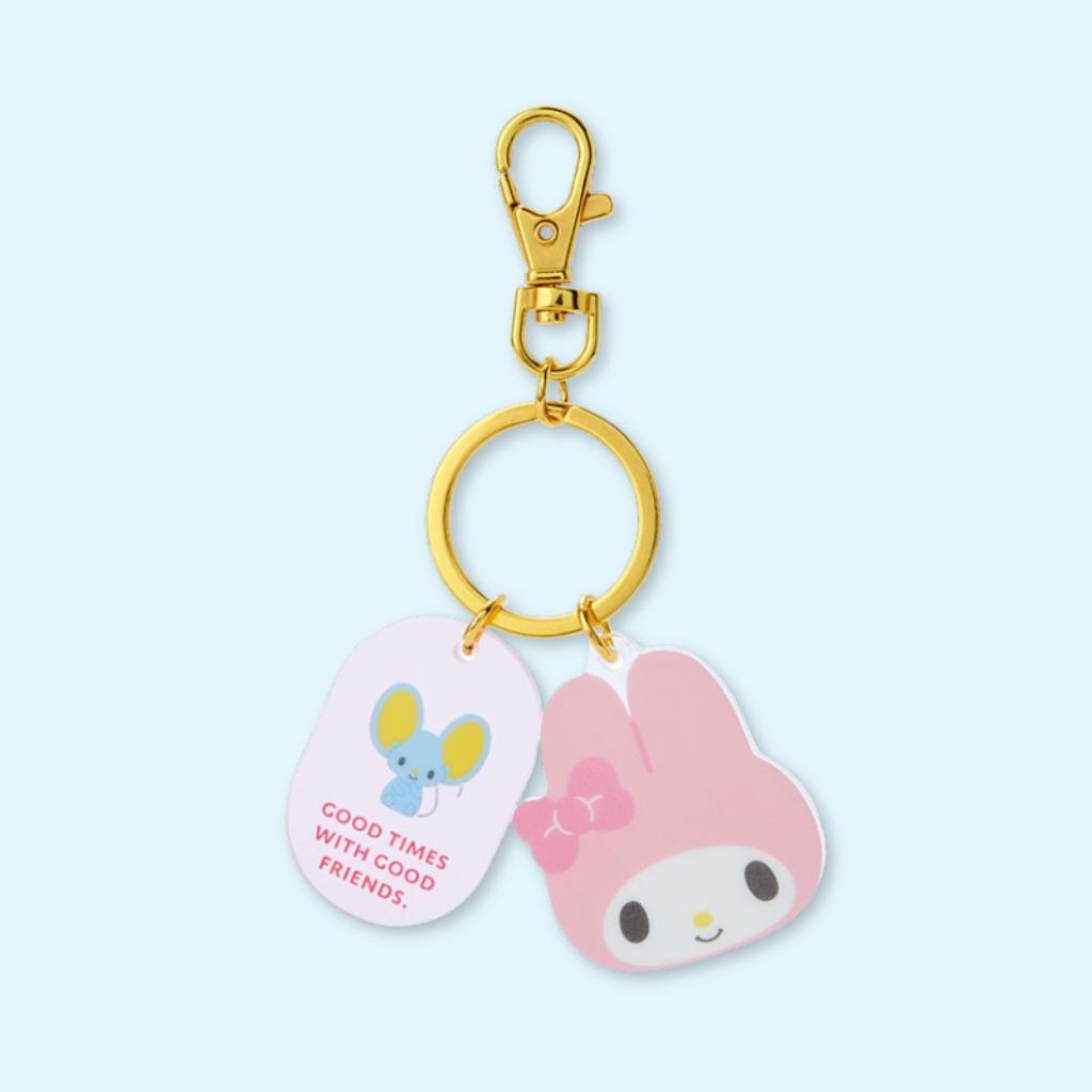 My Melody Face Shape Keychain