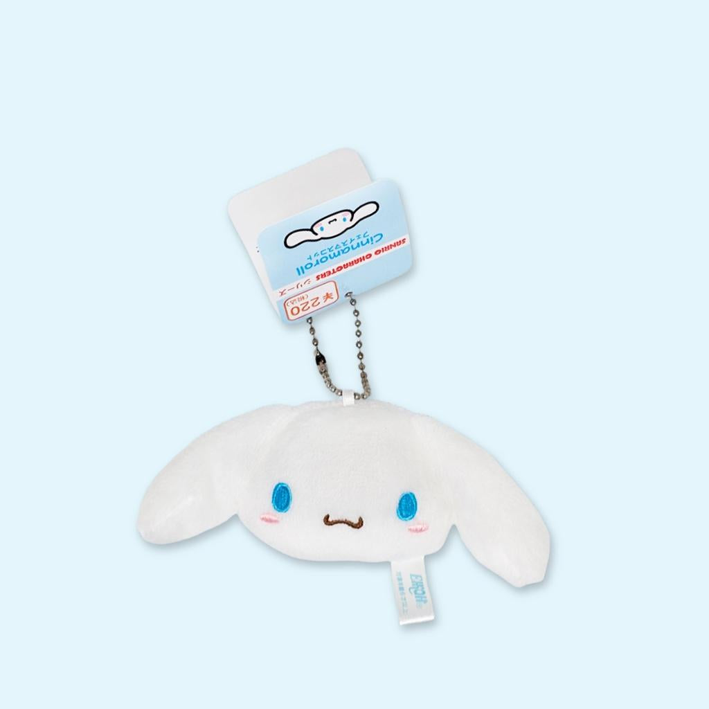 Cinnamoroll Face mascot plush keycharm