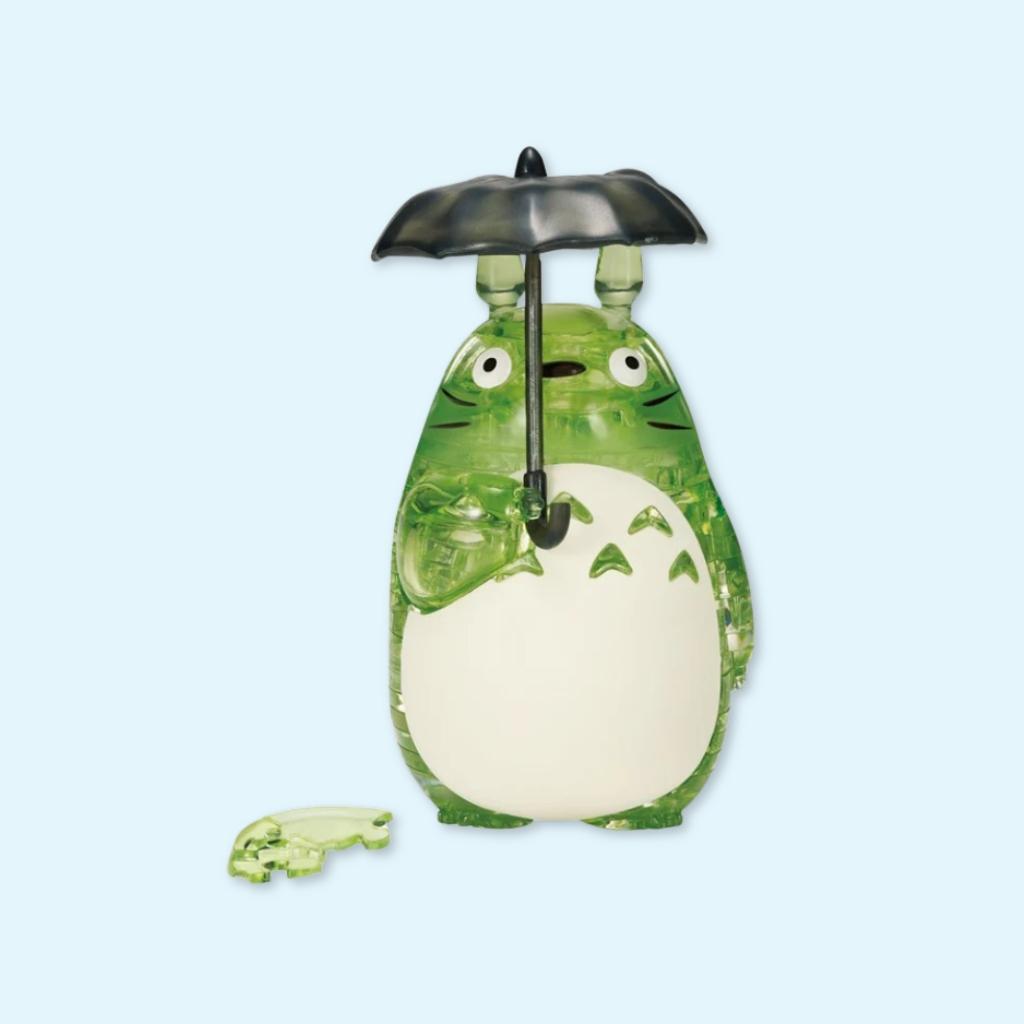My Neighbor Totoro Totoro 3D Crystal Puzzle  Green Glow Edition