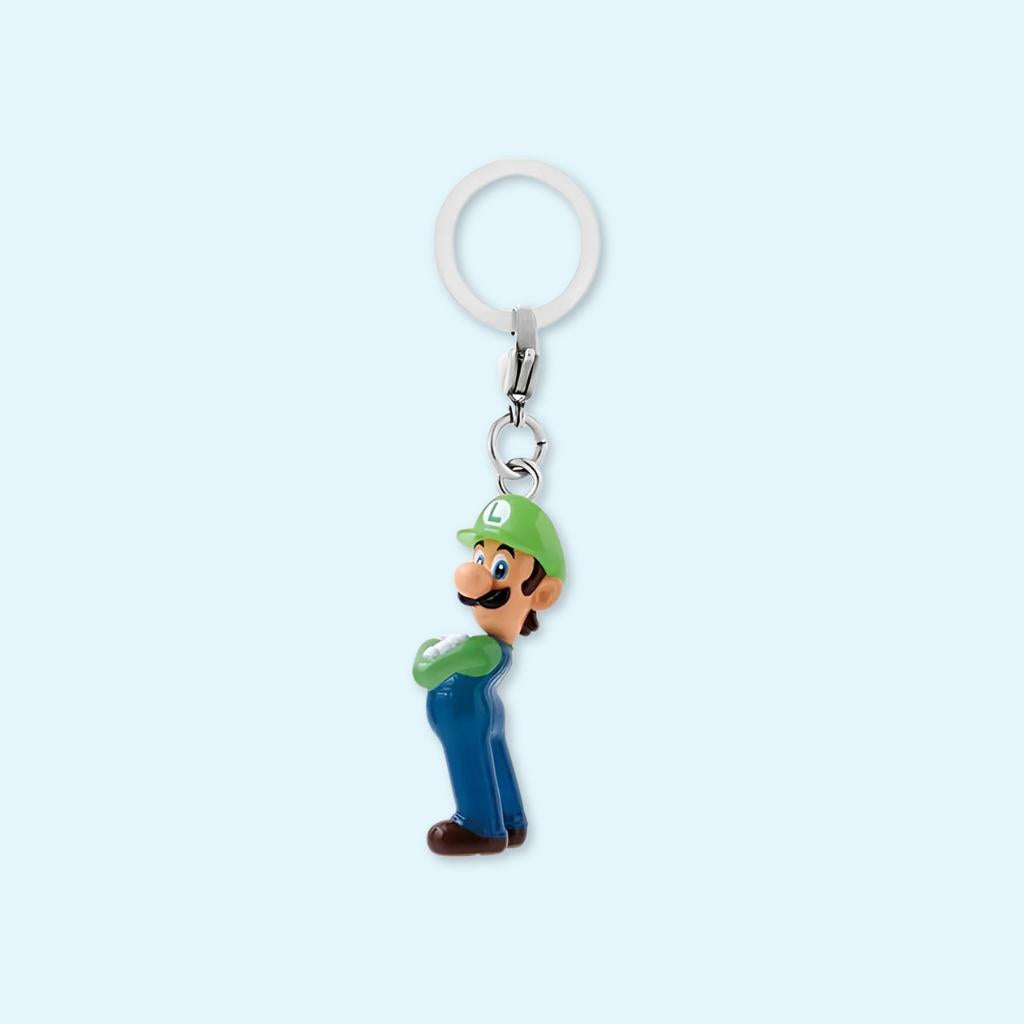 Super Mario Charm Keychain - Luigi