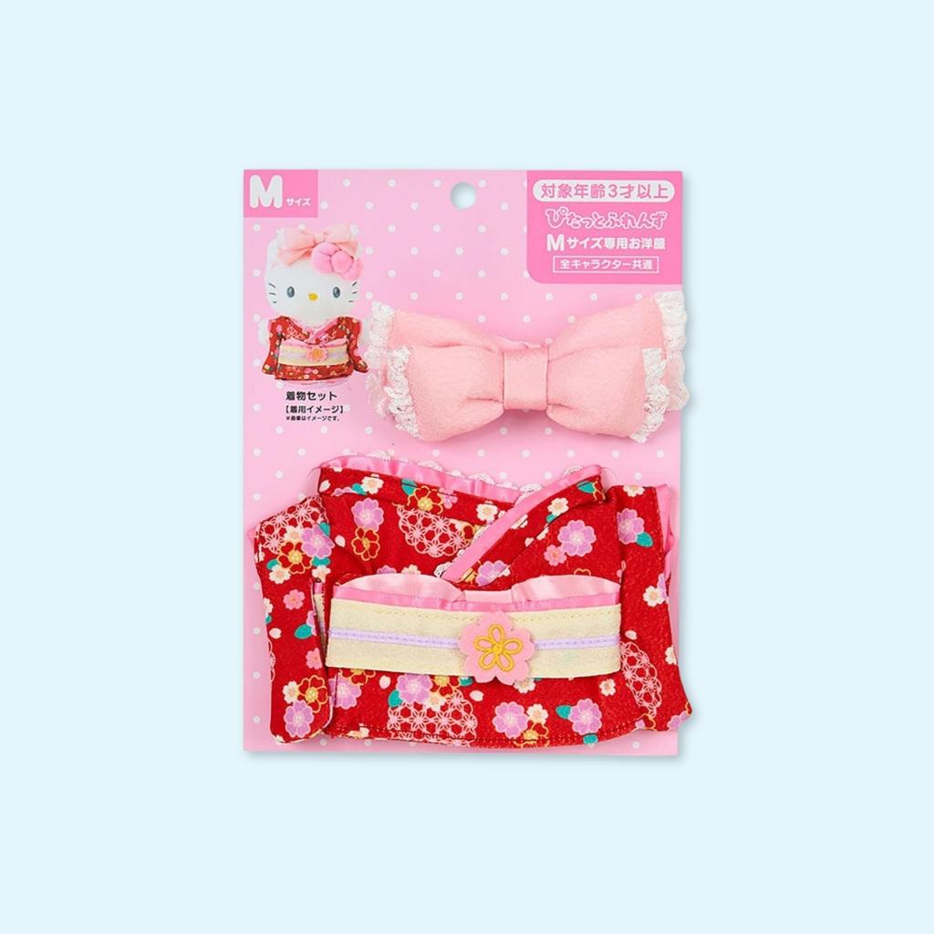 Pitatto Friends Outfit – Red Kimono Set (M Size)