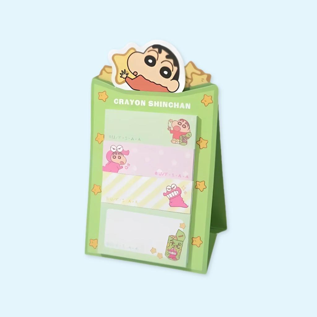 Shin-chan Stars stand-up Sticky Note set