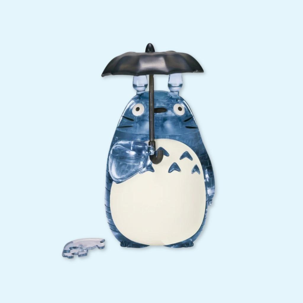 My Neighbor Totoro Totoro 3D Crystal Puzzle  Gray Glow Edition