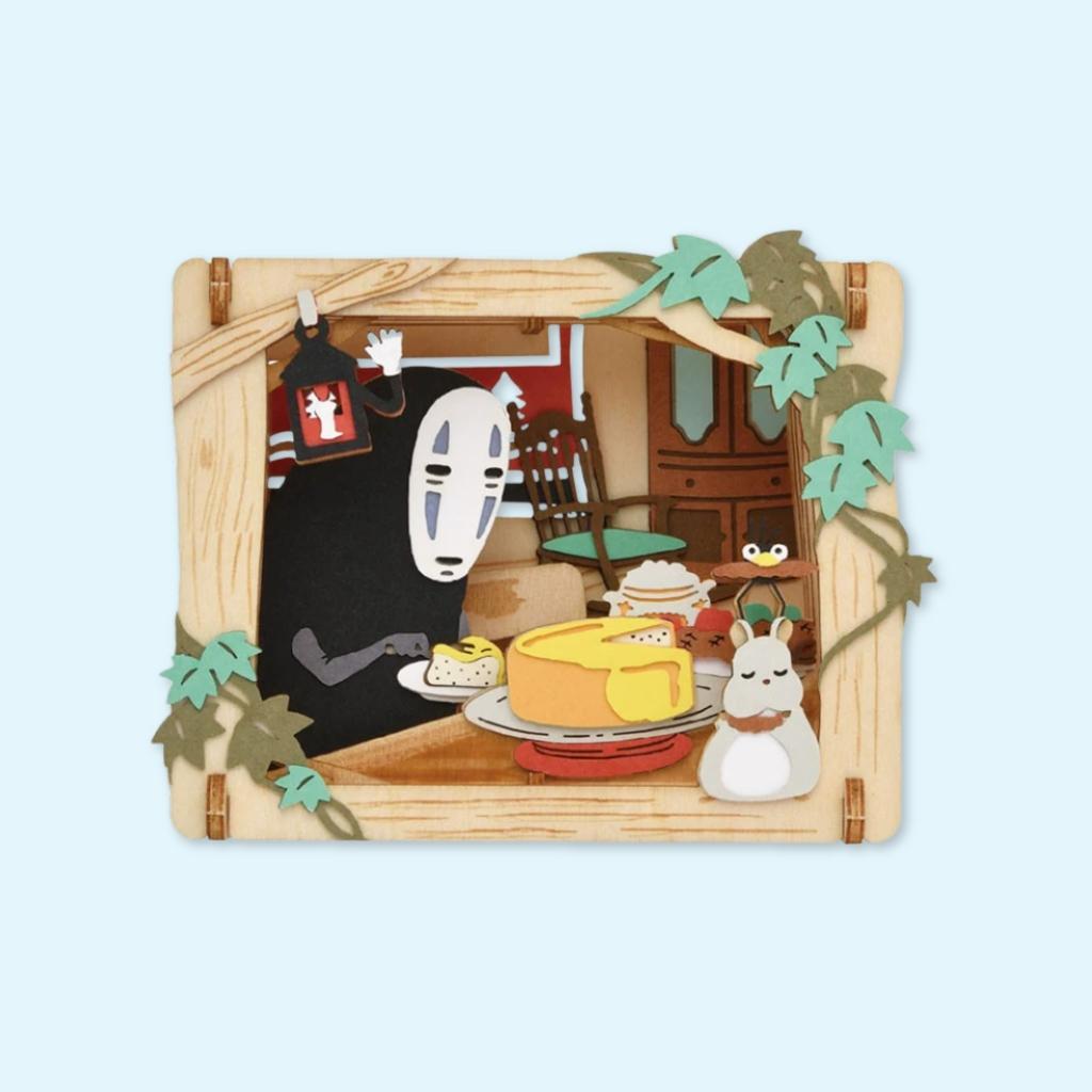 Paper Theater Wood style Kaonashi (No-Face) Break Time - Spirited Away