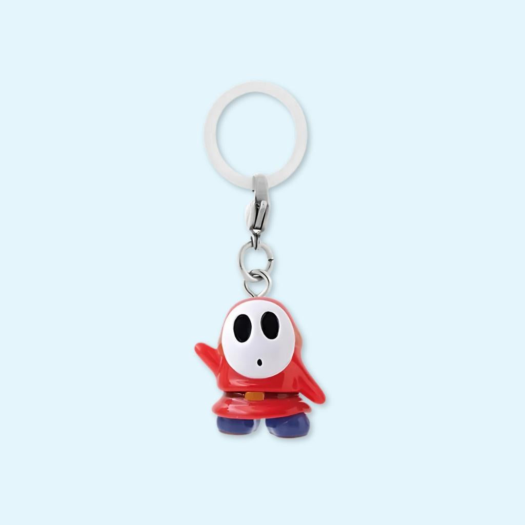 Super Mario Charm Keychain - Shy Guy