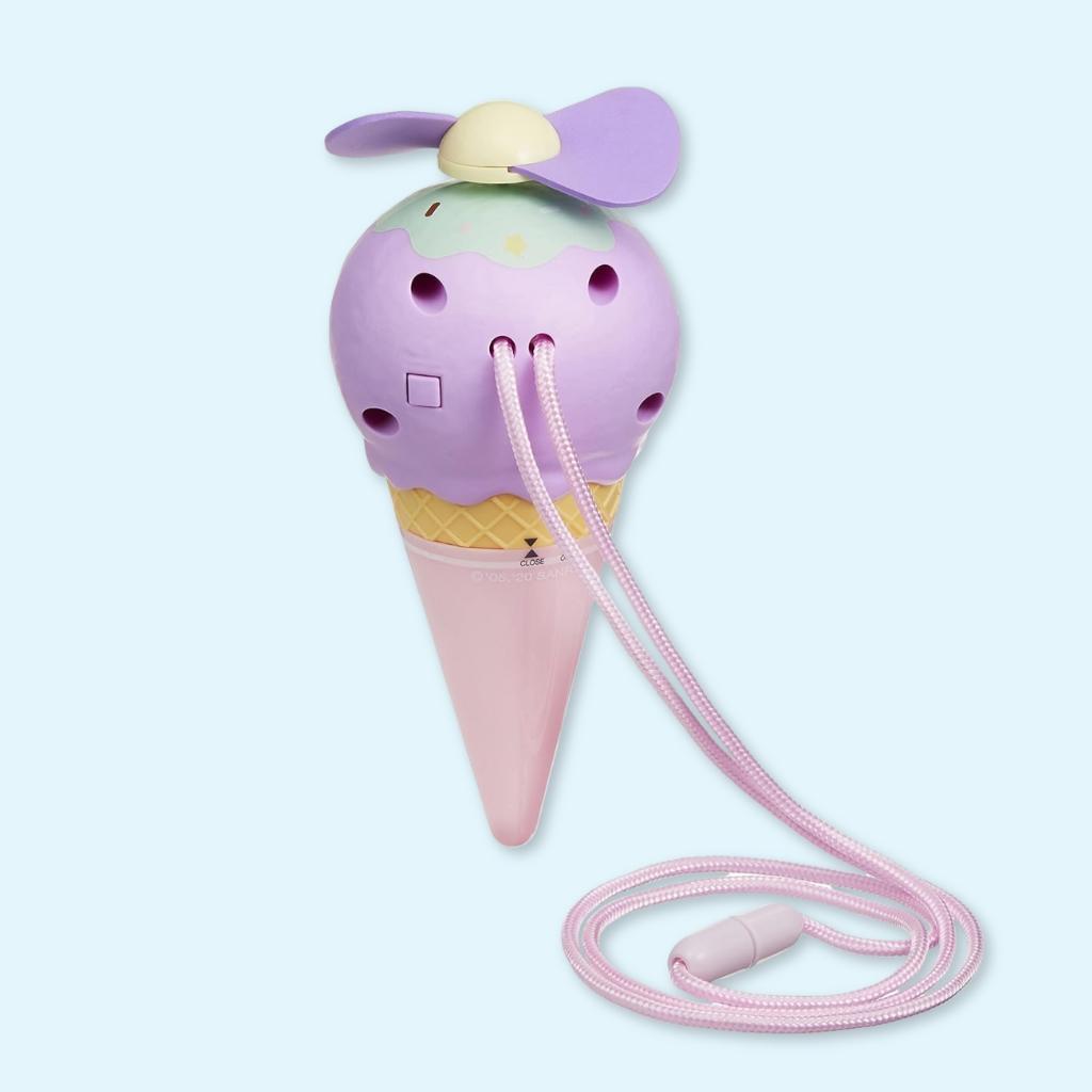 Ventilateur électrique portable Kuromi en forme de glace