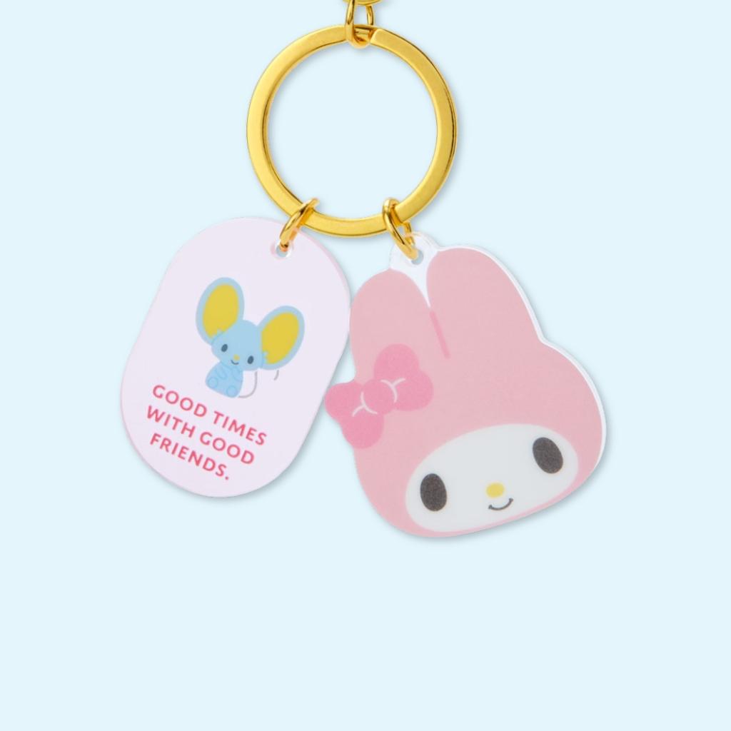 My Melody Face Shape Keychain