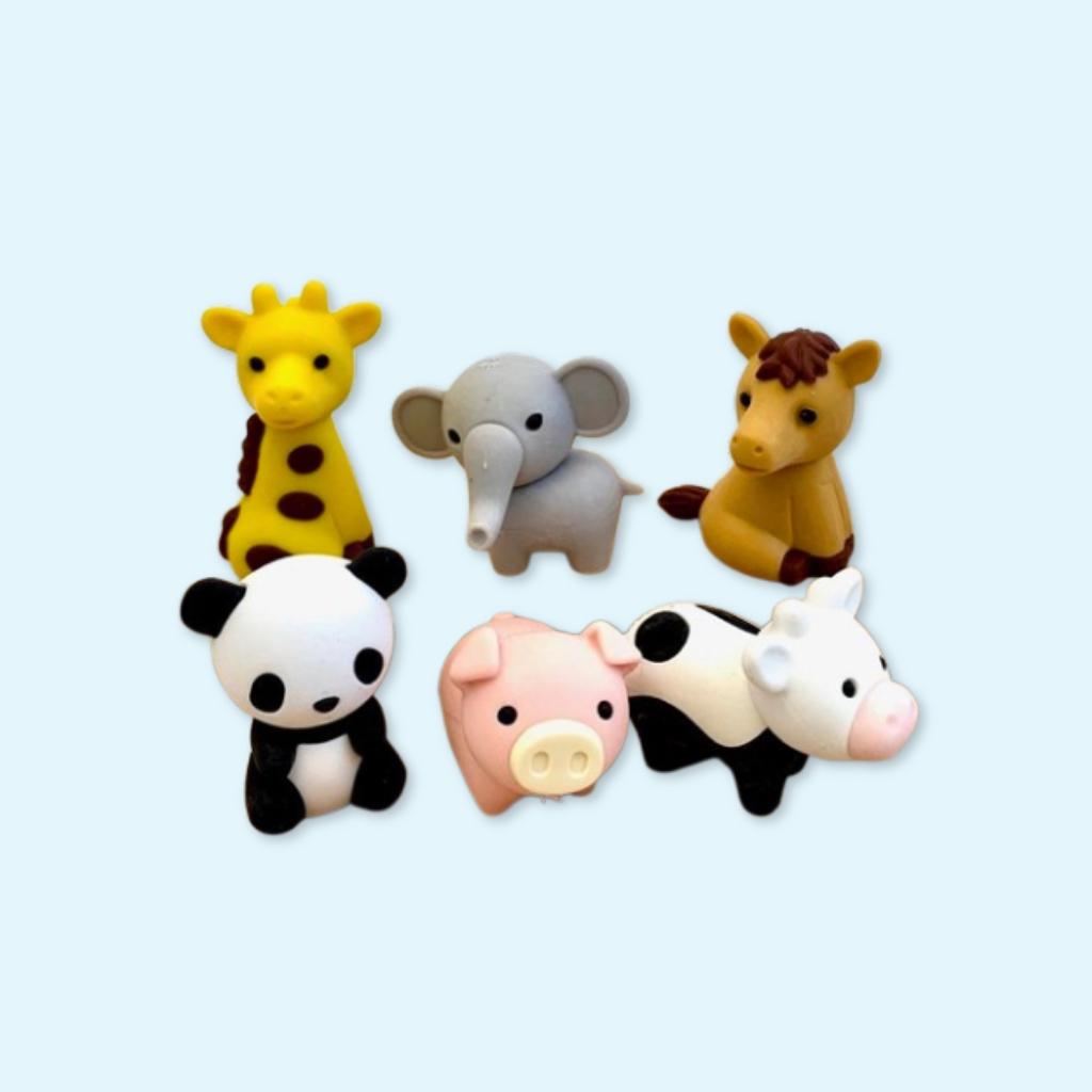 Zoo Animals Edition - Iwako Eraser Set