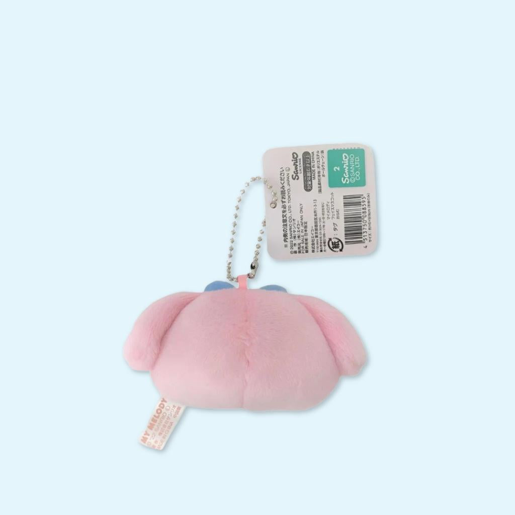 My Melody Sleeping face mascot plush keycharm