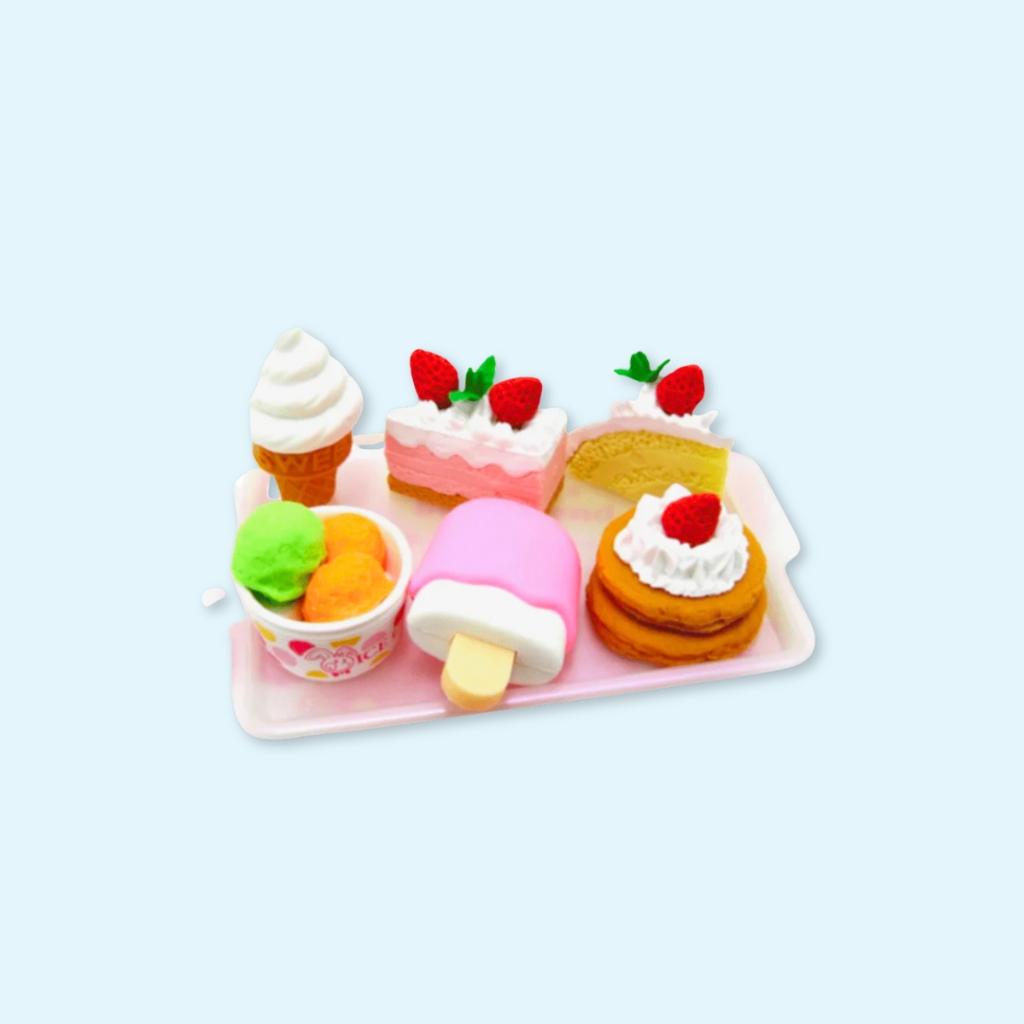 Cake & Ice Cream Edition - Iwako Eraser Set