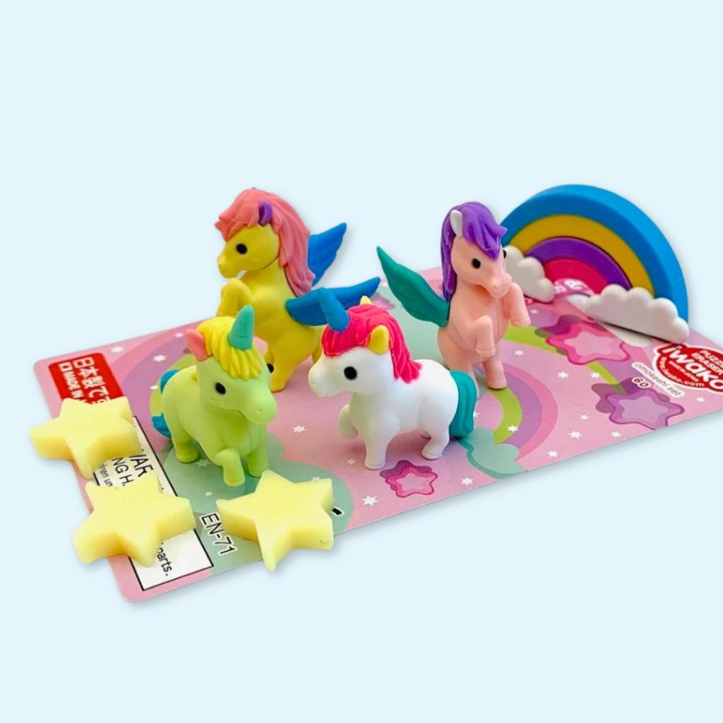 Unicorn & Pegasus Edition - Iwako Eraser Set