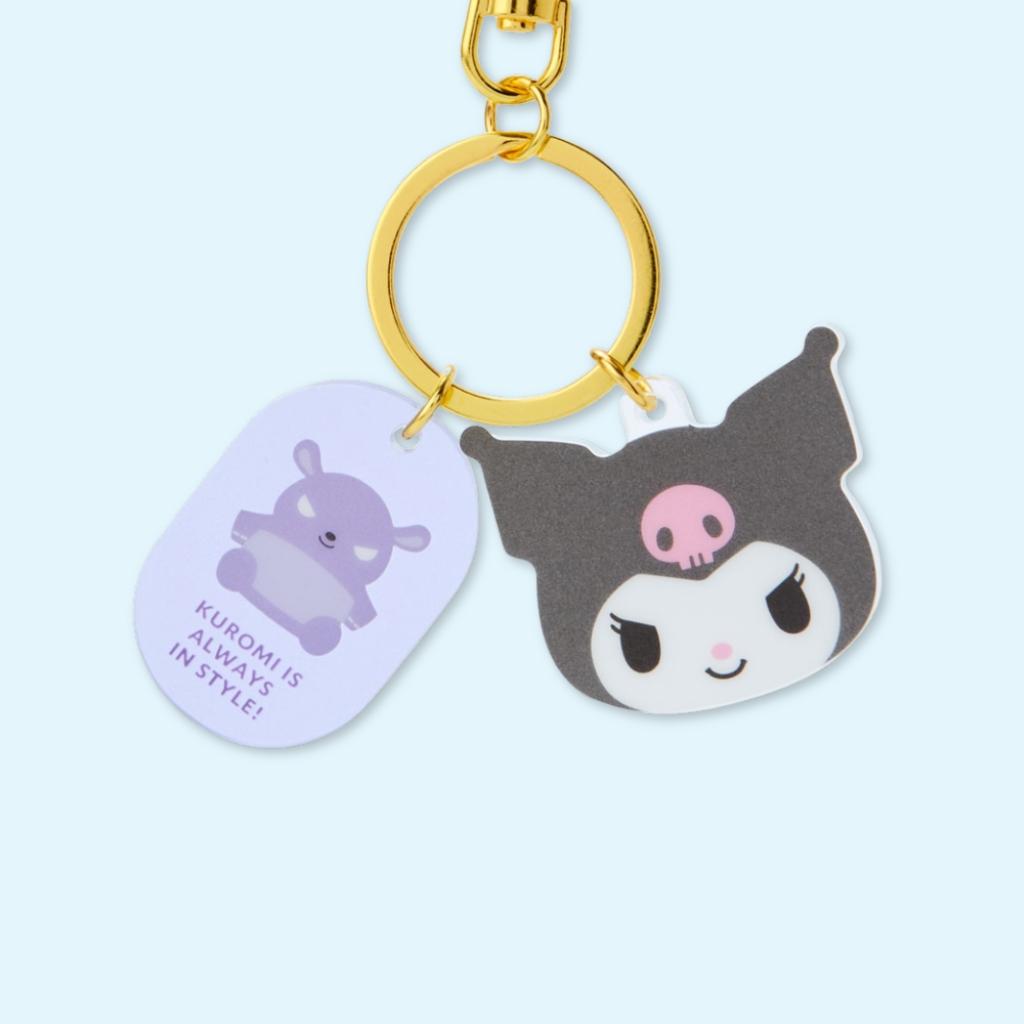 Kuromi Face Shape Keychain