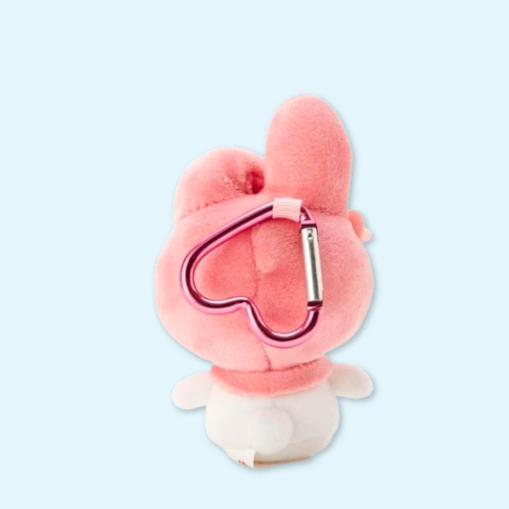 Keroppi Face mascot plush keycharm