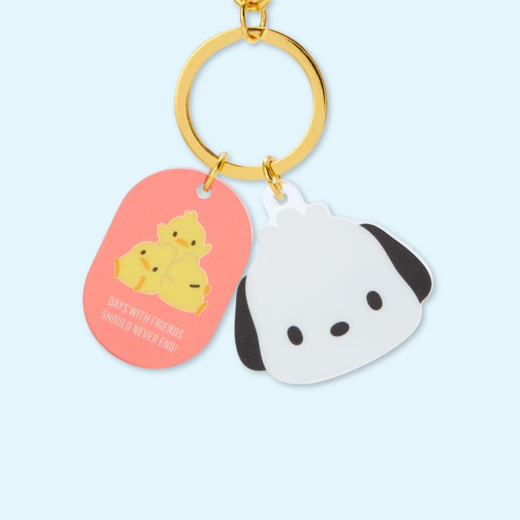 Pochacco Face Shape Keychain