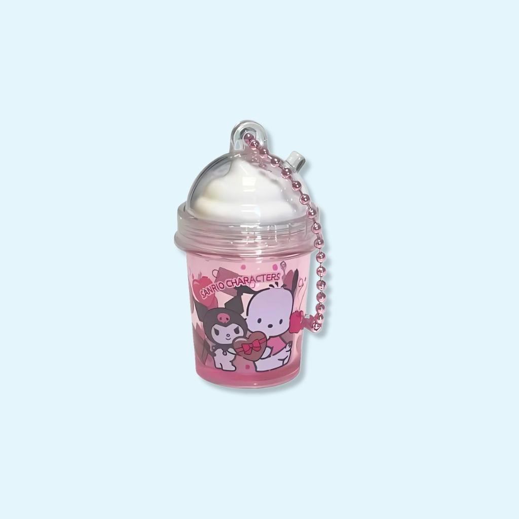 Kuromi and Pochacco 's Frappe keycharm