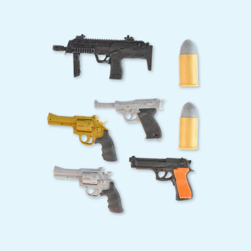 Model Gun Edition - Iwako Eraser Set
