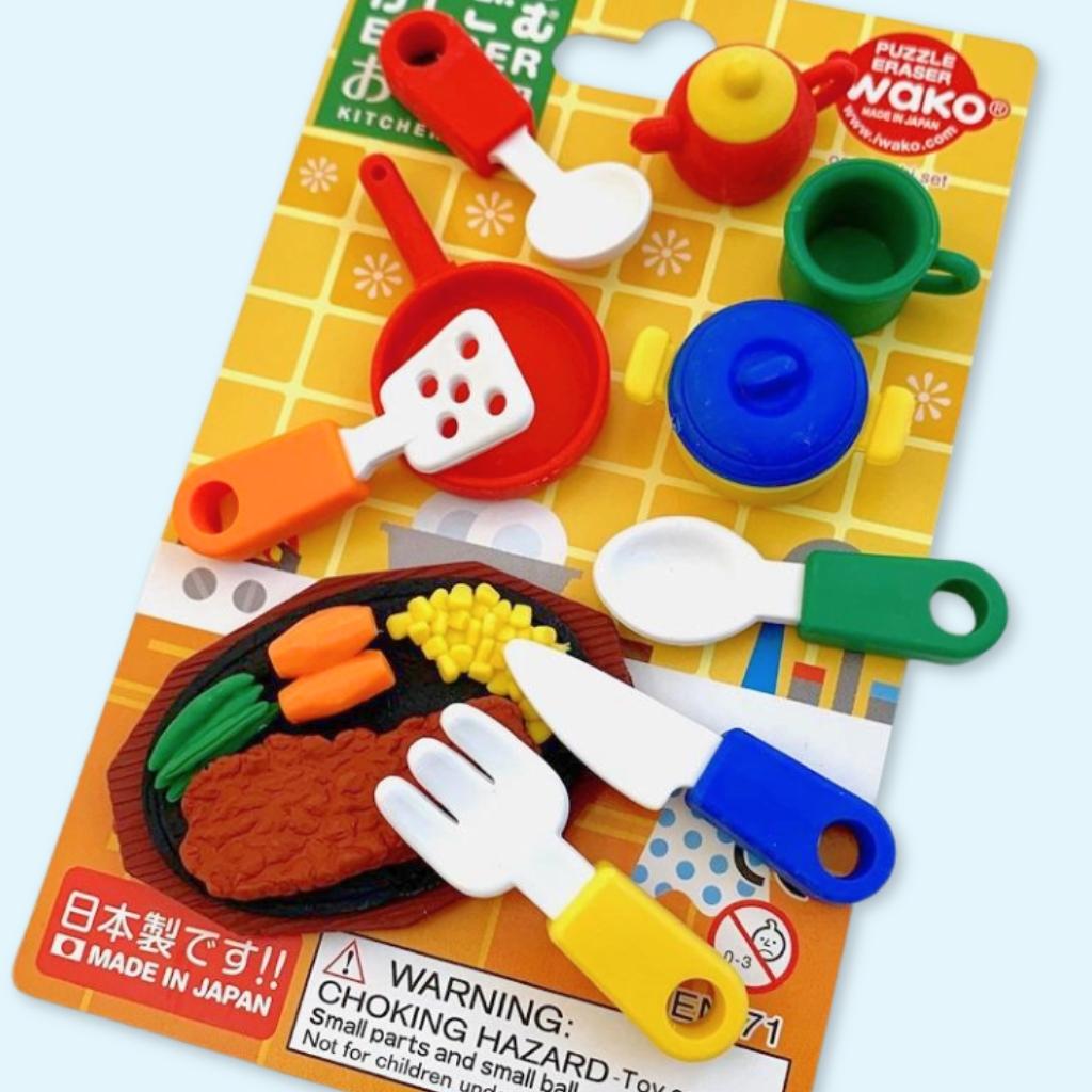 Kitchenware Edition - Iwako Eraser Set