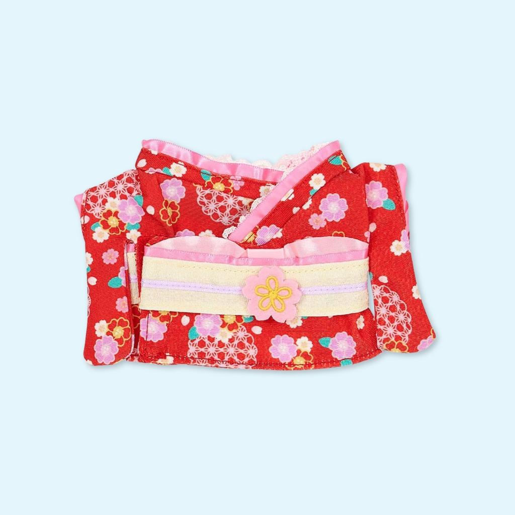 Pitatto Friends Outfit – Red Kimono Set (M Size)