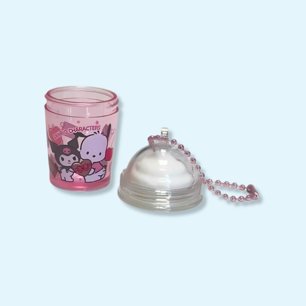 Kuromi and Pochacco 's Frappe keycharm