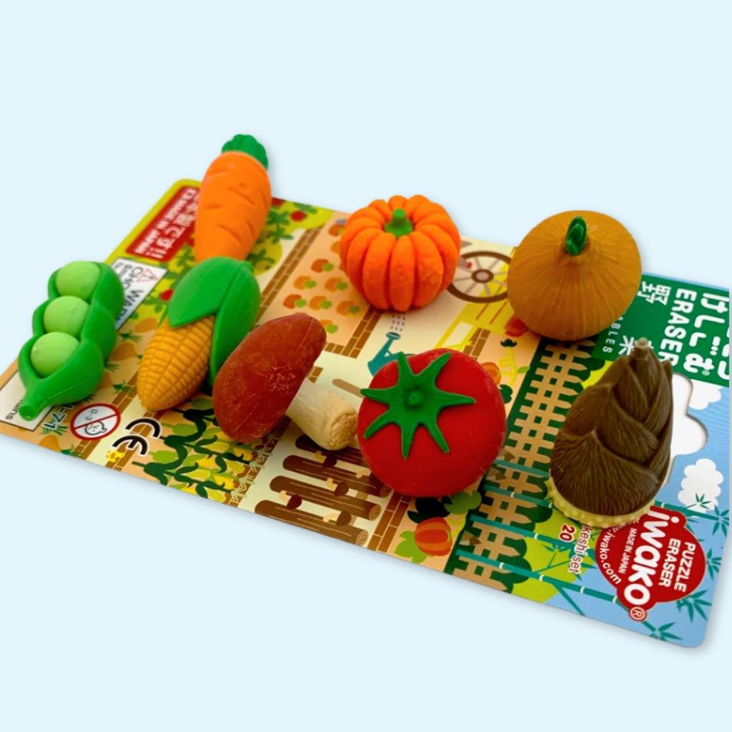 Vegetables Edition - Iwako Eraser Set