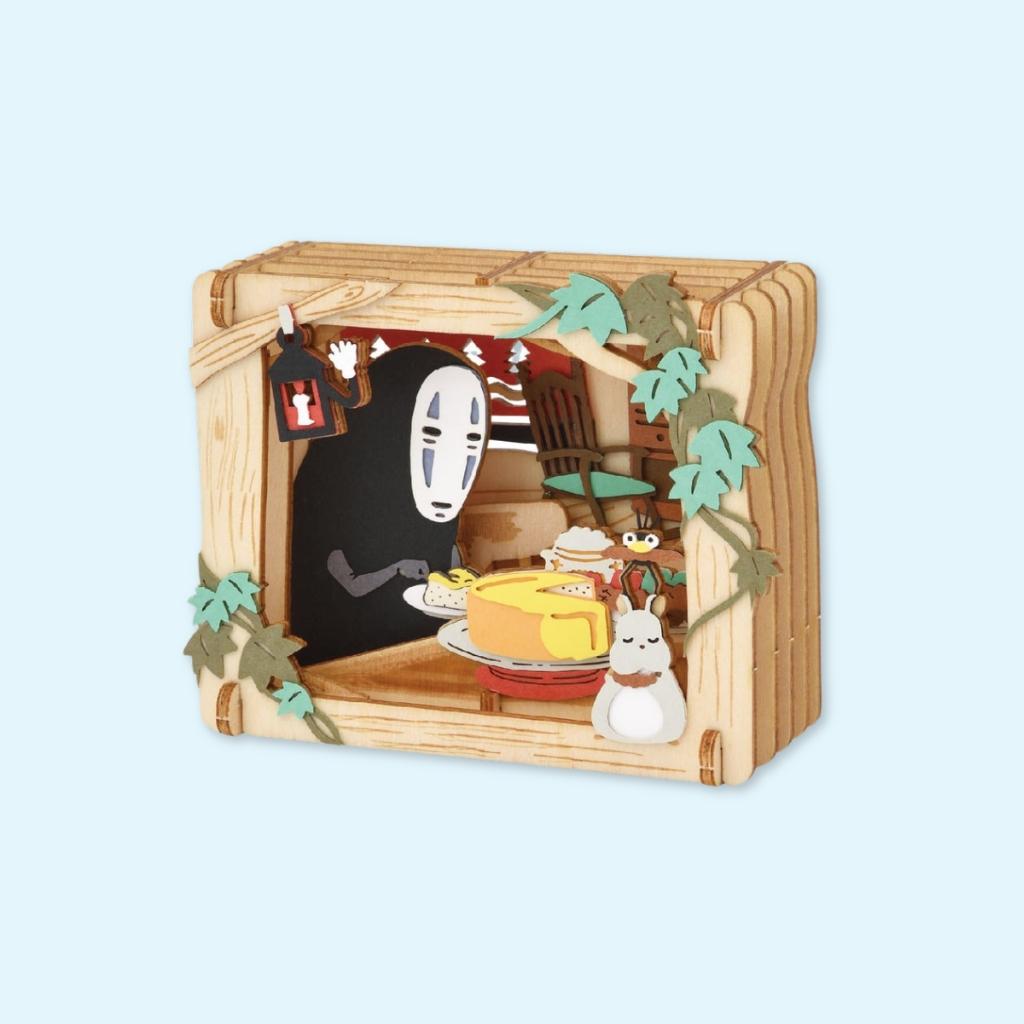 Paper Theater Wood style Kaonashi (No-Face) Break Time - Spirited Away