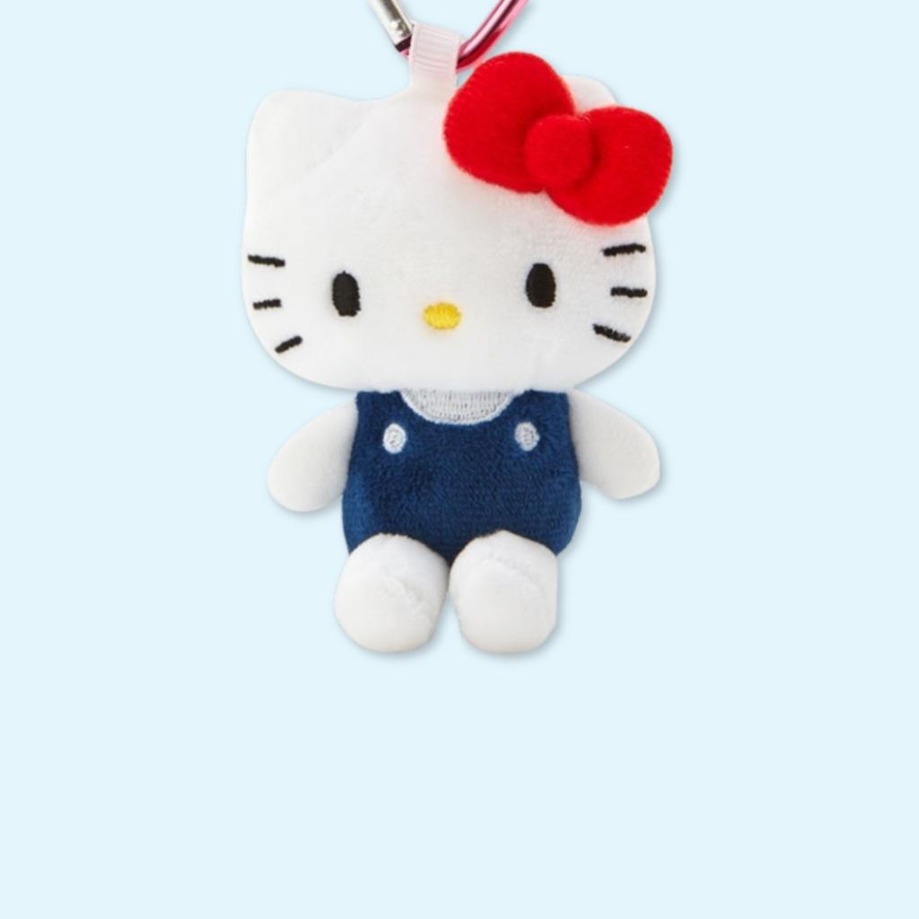 Hello Kitty Plush mascot holder with heart carabiner