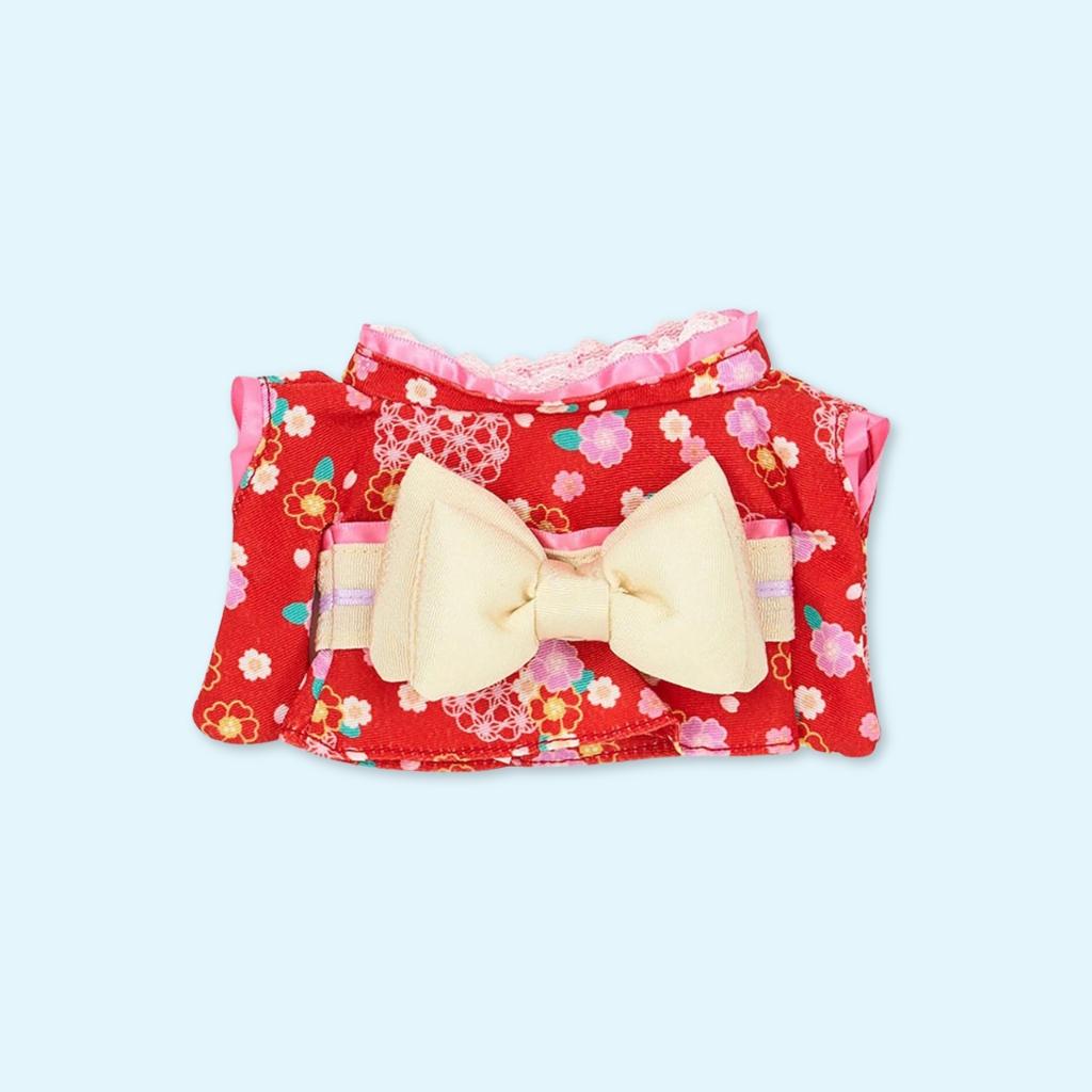 Pitatto Friends Outfit – Red Kimono Set (M Size)