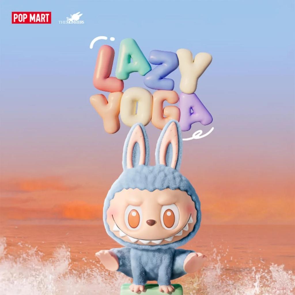 The Monsters Lazy Yoga series figures (Labubu)