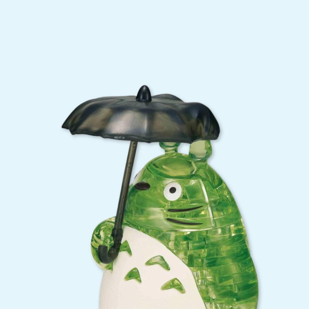 My Neighbor Totoro Totoro 3D Crystal Puzzle  Green Glow Edition