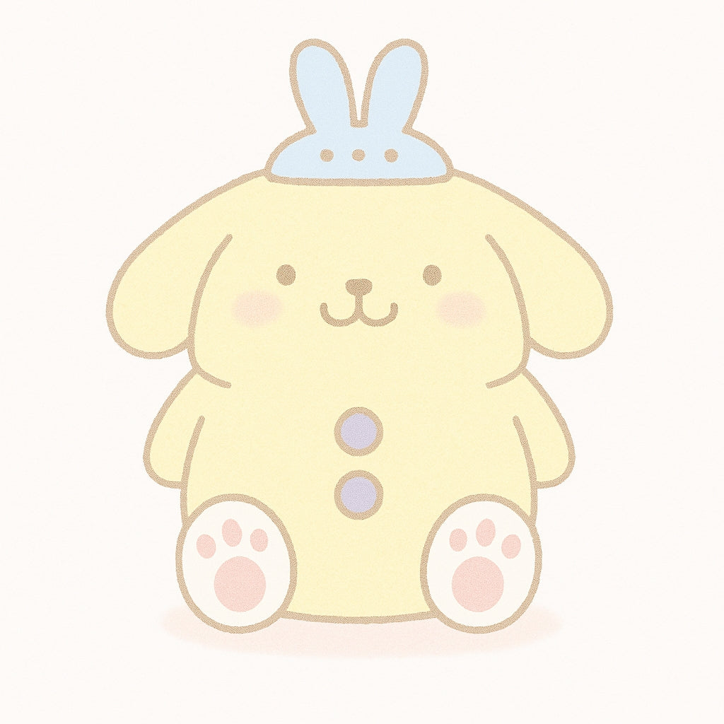 Pompompurin Standing Plush S - Pitatto Friends