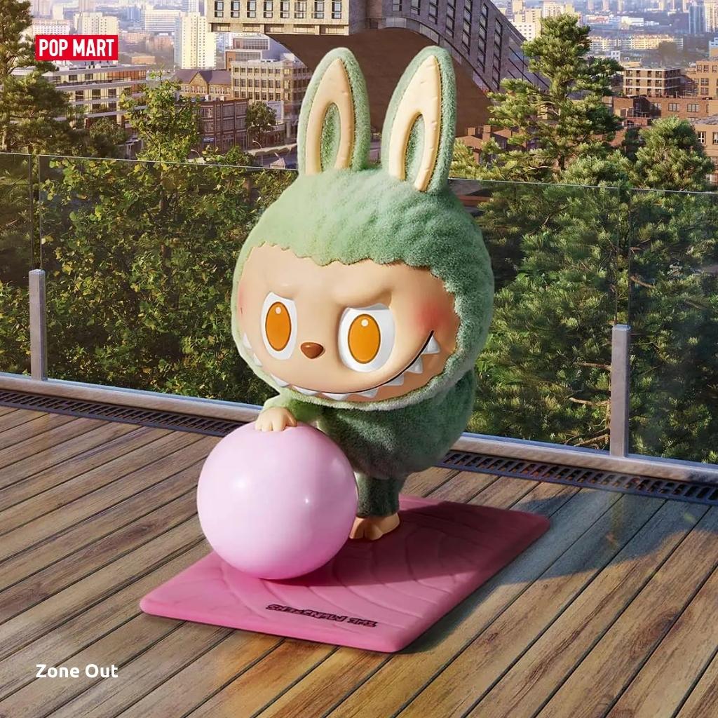 The Monsters Lazy Yoga series figures (Labubu)