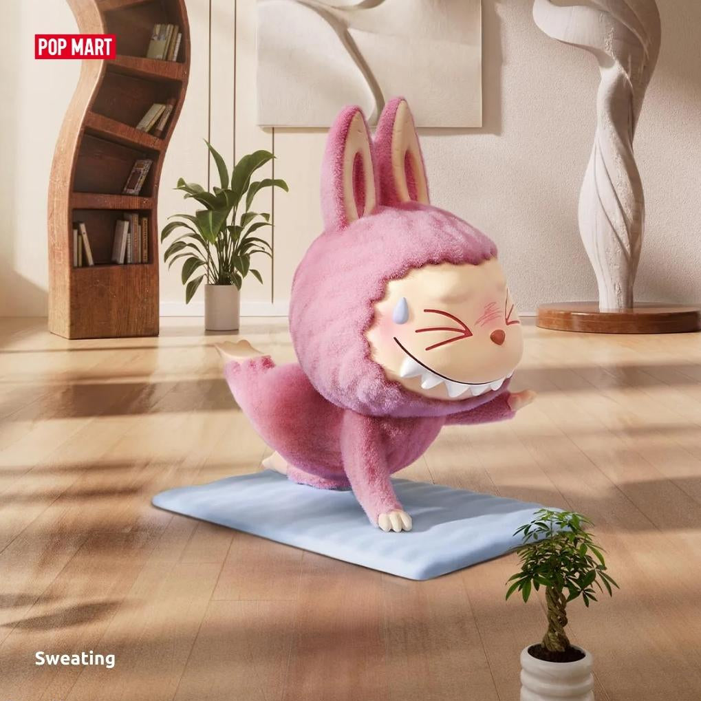 The Monsters Lazy Yoga series figures (Labubu)