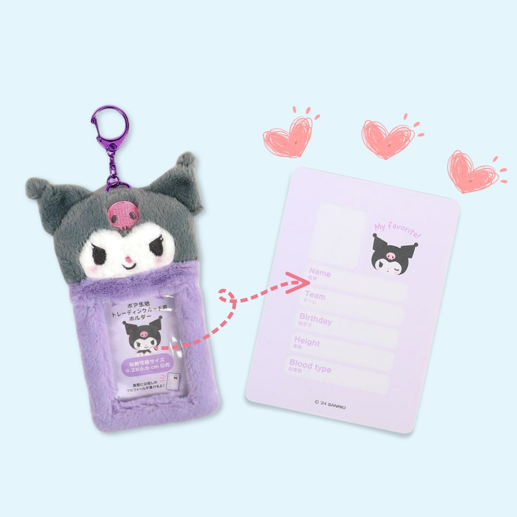 Card holder plush Kuromi