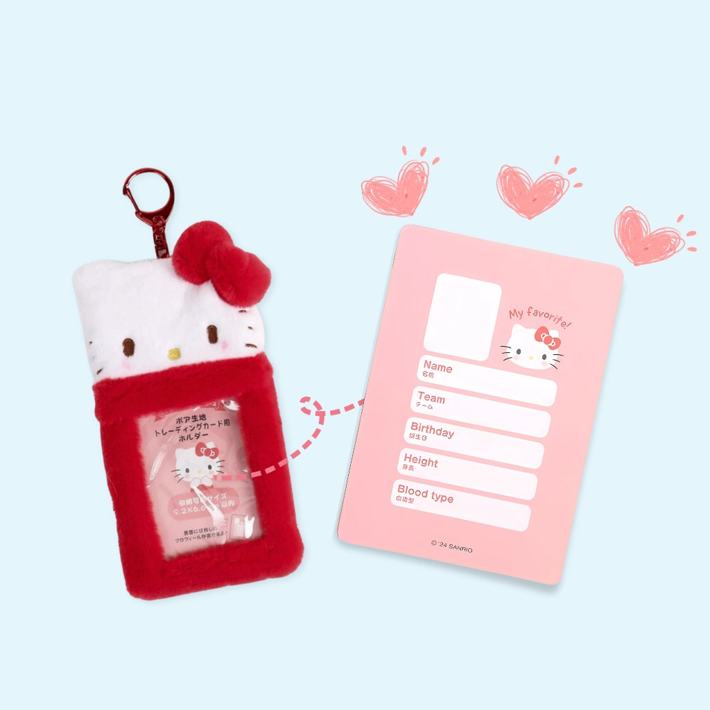 Card holder plush Hello Kitty